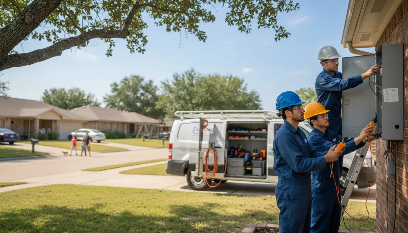 Certified electrician providing emergency electrical services in De Kalb, MO